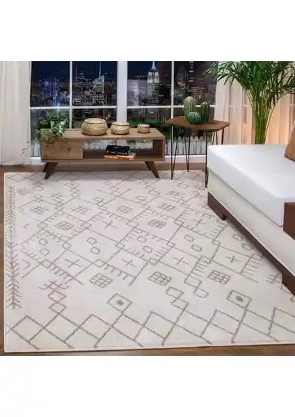 Galaksi Home Modern Halı Geometrik Desenli Yolluk 120x180 cm - Şık ve Dayanıklı Tasarım