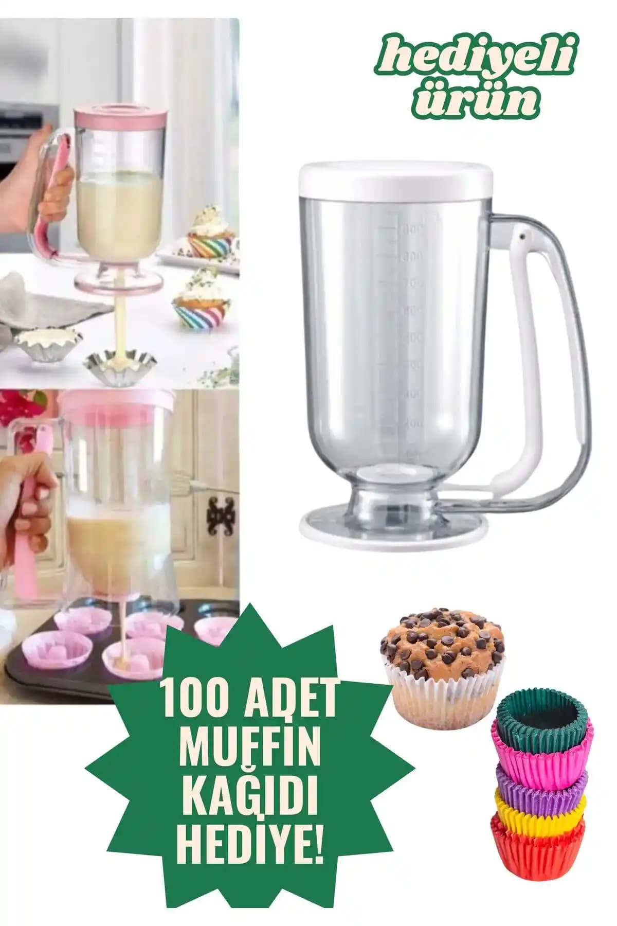 Genel Markalar Pratik Ölçekli Hamur Porsiyonlayıcı Aparat ile Hassas ve Kolay Pişirme