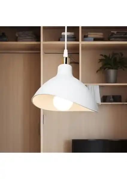 Handel Mika Tekli Tavan Sarkıt Avize Beyaz - Küçük Alanlar İçin Fonksiyonel Aydınlatma