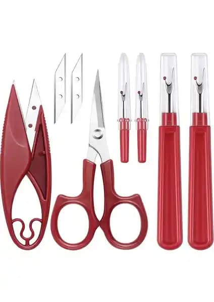 Hodbehod İplik Sökücü ve İlik Açıcı Makas Seti: Keskin ve Çok Fonksiyonlu Araçlar