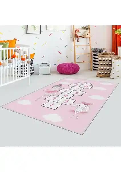 Homefesto Modern, Yıkanabilir, Antibakteriyel ve Antialerjik Çocuk Halısı Tasarımı