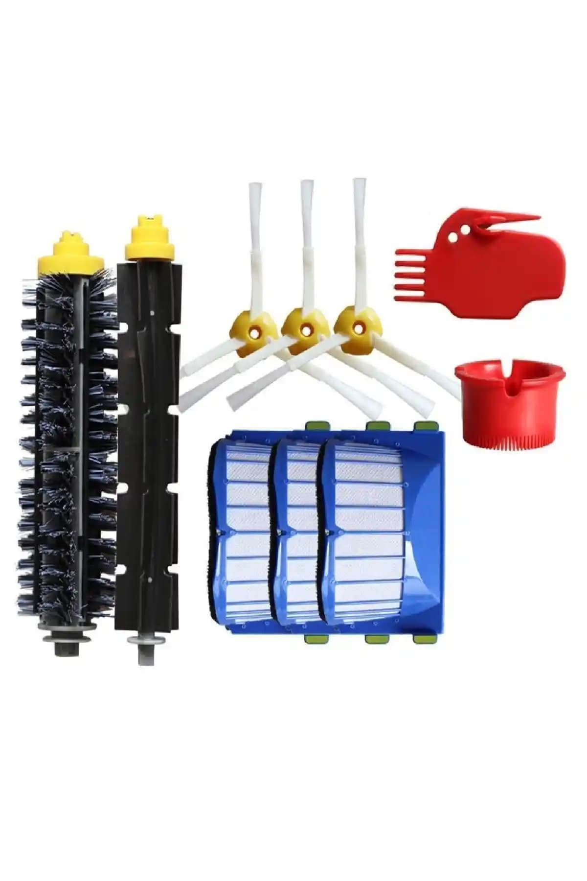 iRobot Siyah Roomba 600 Modeli Hepa Filtre ve Fırça Temizlik Seti Özellikleri