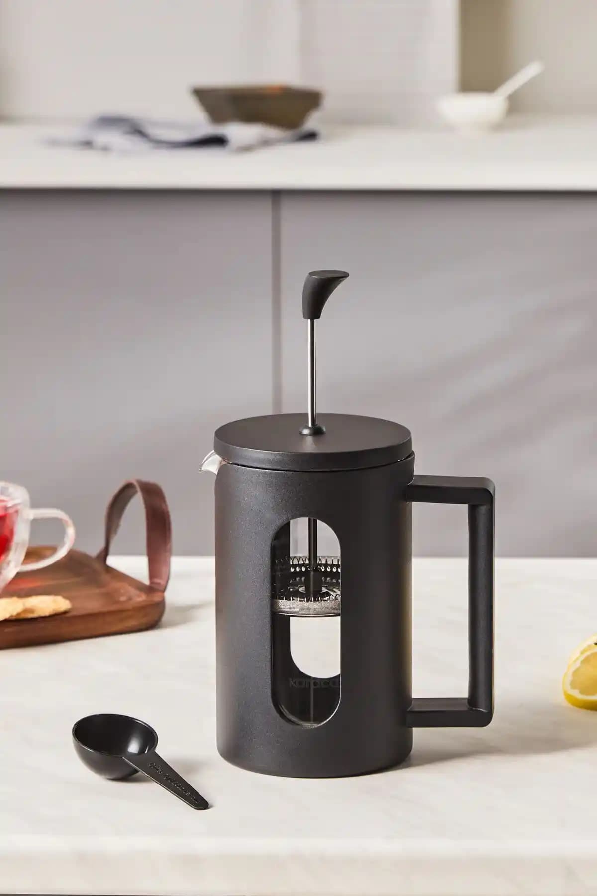 Karaca Leya Borosilikat Cam French Press 800 ml ile Kahve ve Çay Keyfini Zirveye Taşıyın