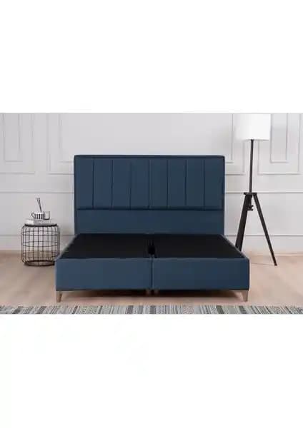 Kilim Mobilya Gold Therapy Sandıklı Baza Başlık Seti Mavi: Modern Tasarım ve Fonksiyonellik