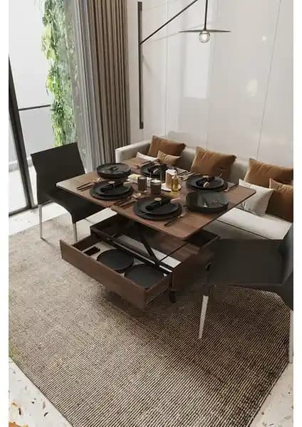 kolexonline Nino Çekmeceli Akıllı Sehpa: Çok Fonksiyonlu ve Modern Tasarım Özellikleri