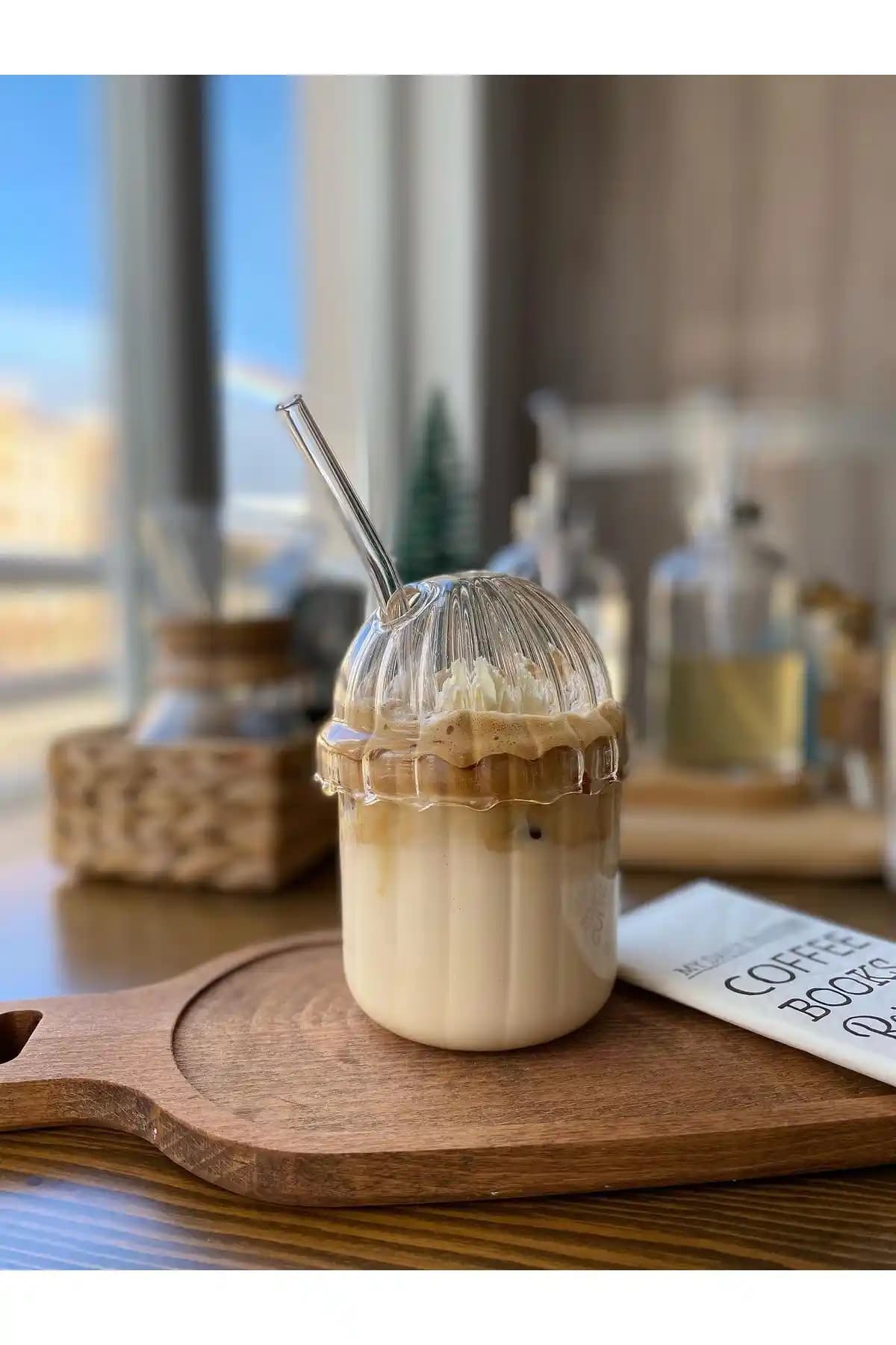 MİMOZA PARK Cam Oval Kapaklı Isıya Dayanıklı 430 ml Pinterest Bardak Özellikleri