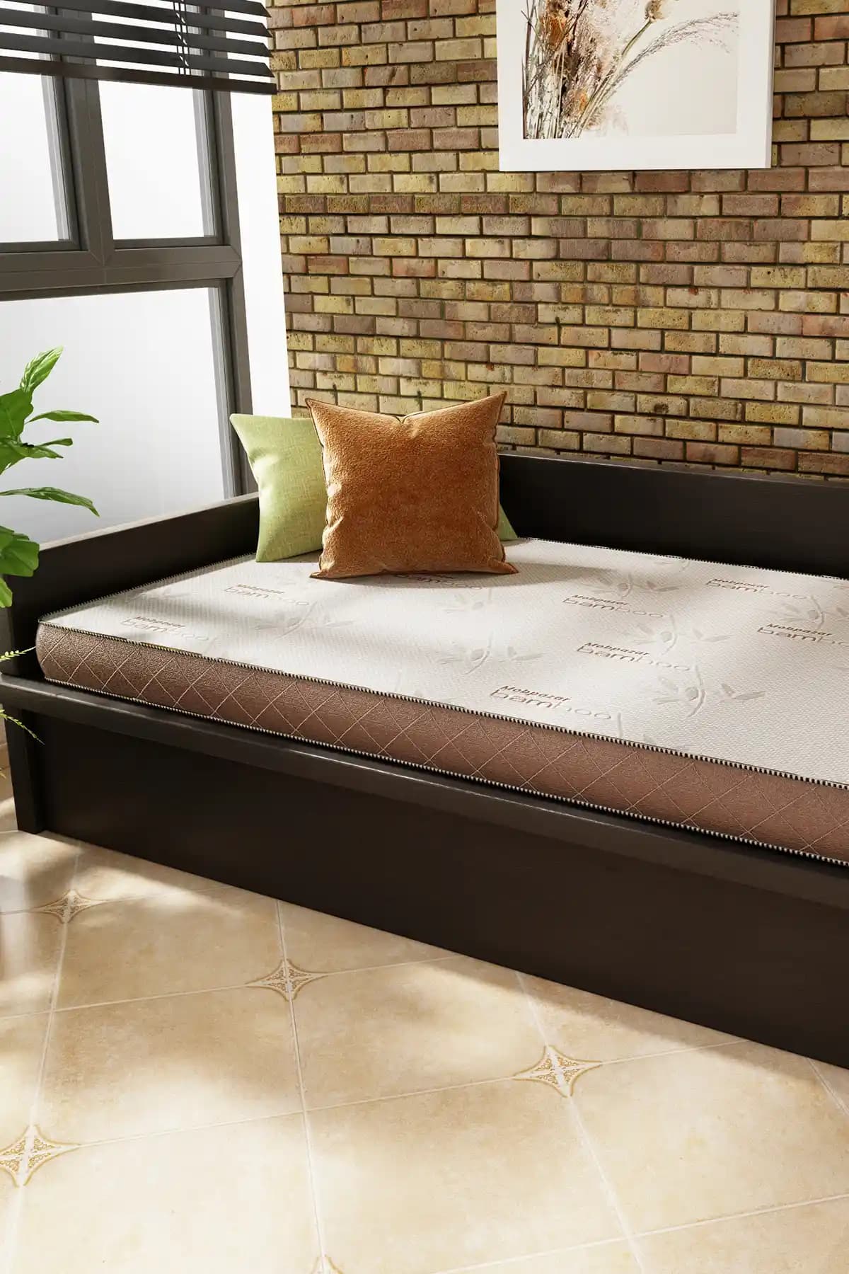 Mobpazar Sünger Yatak: Orta Sertlikte, Bamboo Kaplamalı Çok Amaçlı Yatak