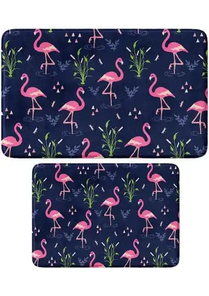 Monnhein Mikrofiber 2'li Takım ve Yılbaşı Dekorlu Banyo Paspası Karşılaştırması