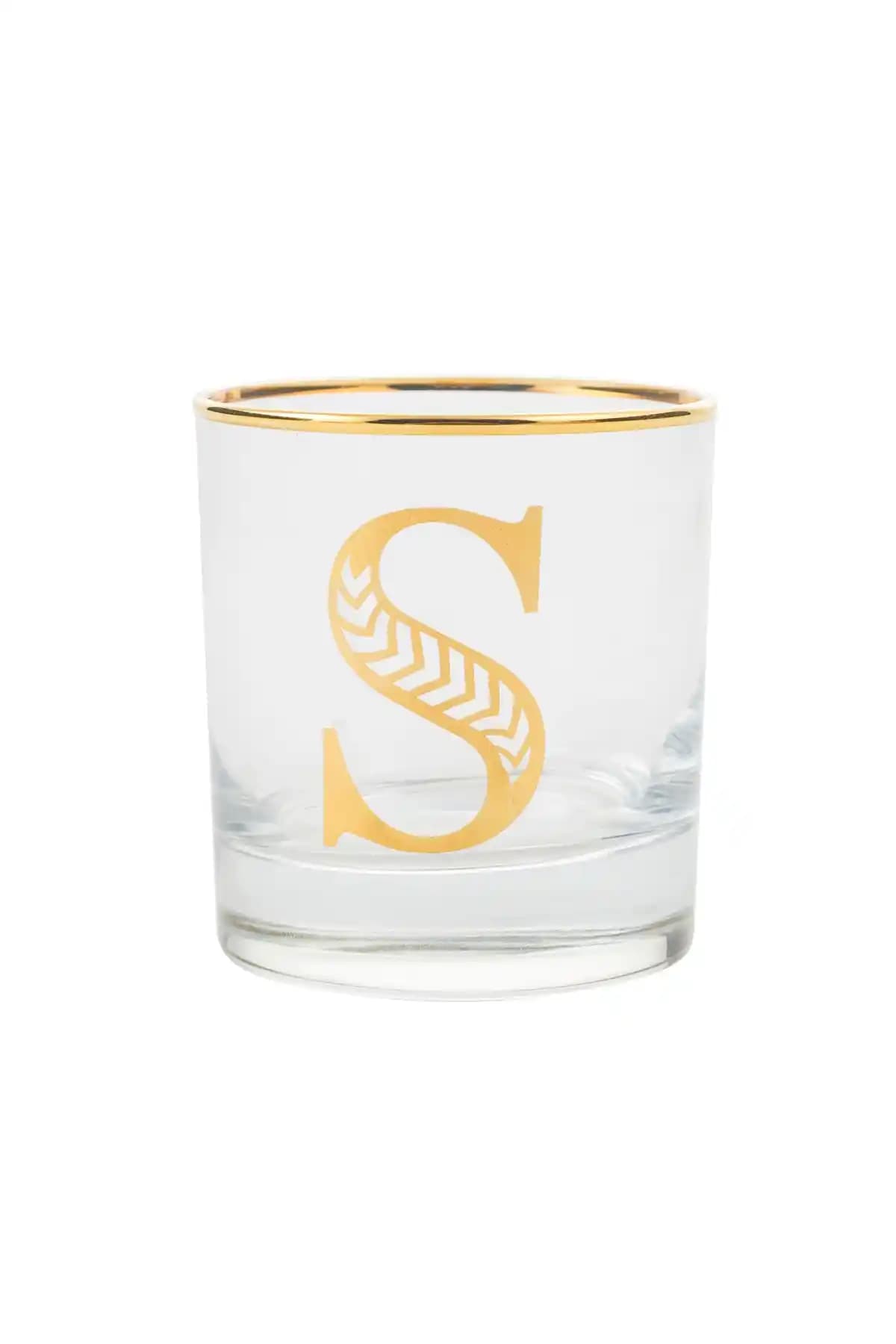 Mudo Home MONOGRAM BARDAK - S 300ML: Estetik ve Dayanıklı Cam Bardak