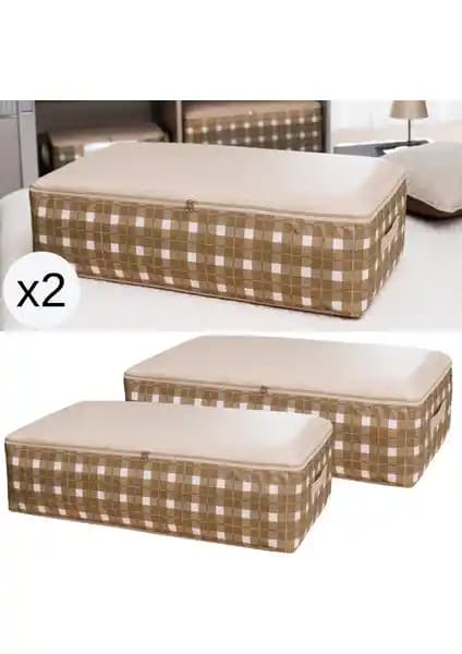 Nacarev Mega Boy Kare ve Büyük Boy Çizgi Desenli Baza Altı Hurç Karşılaştırması