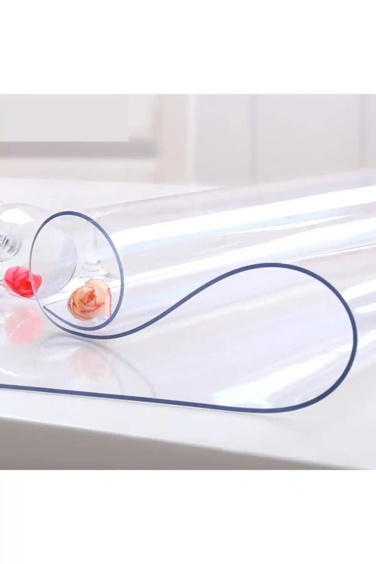 NYK HOME Şeffaf Kalın Masa Örtüsü: Dayanıklı ve Estetik Masa Koruyucu