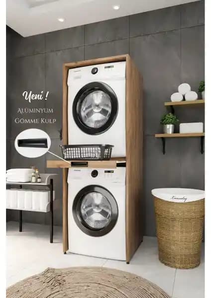 One Art Home Lorenzo ve Yıldız Elegance Panjur Çekmeceli Çamaşır Makinesi Dolabı Karşılaştırması