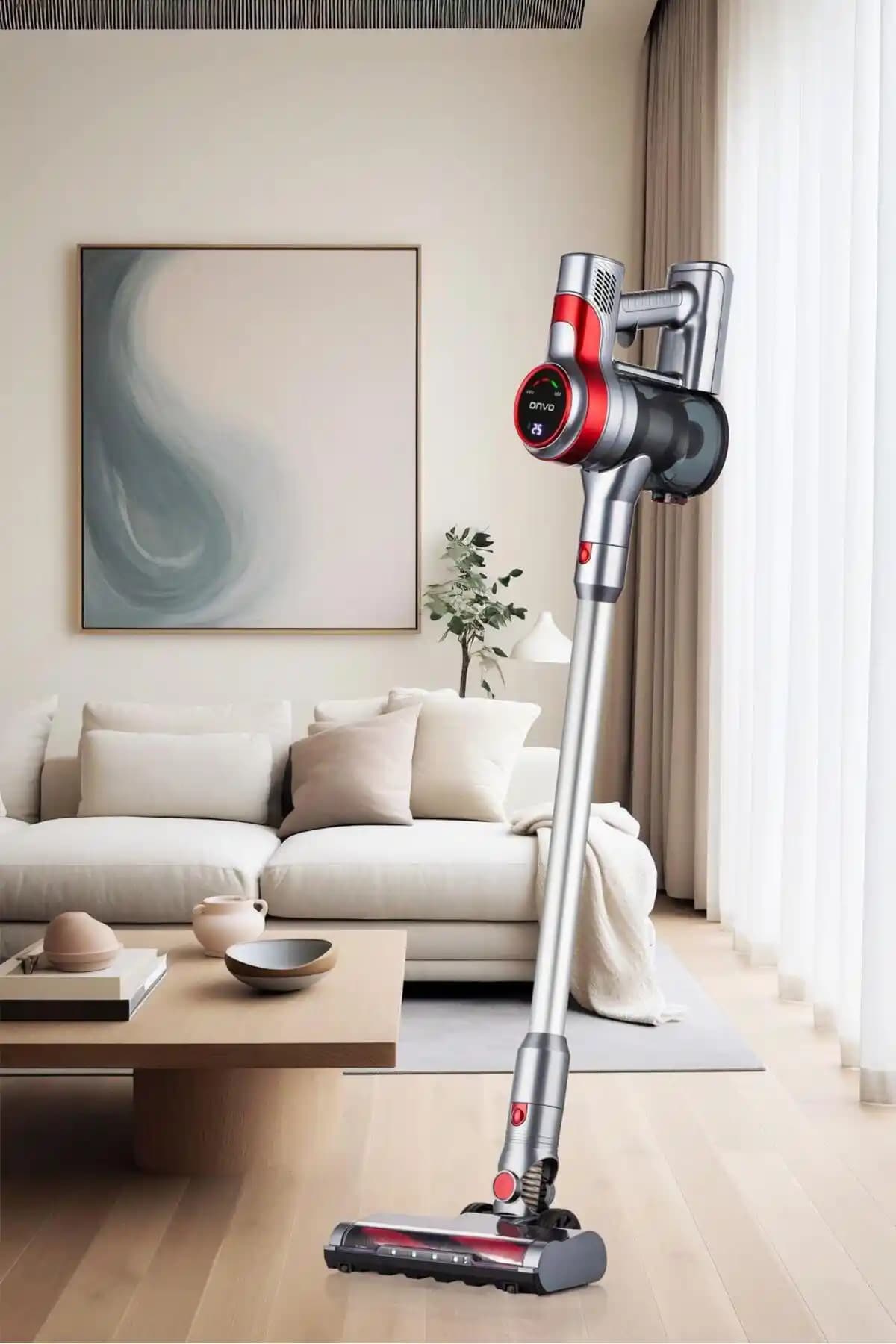 ONVO Ovdss01 Şarjlı Dikey Süpürge: Güçlü ve Ergonomik Kablosuz Temizlik Çözümü
