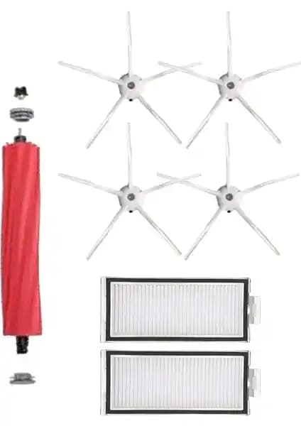 Roborock Q7 Max (Q380RR) Robot Süpürge Uyumlu 7'li Yedek Parça Seti Performans Artırıcı