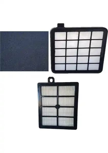 Samsung VC07R302MVP Süpürge için Ön Filtre, Sünger ve Hepa 13 Filtre Seti Uyumu