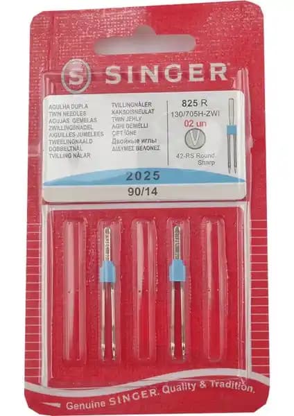Singer 2025-14 Çift İğne Seti ile Orta Ağırlıklı Kumaşlarda Profesyonel Dikiş Çözümü