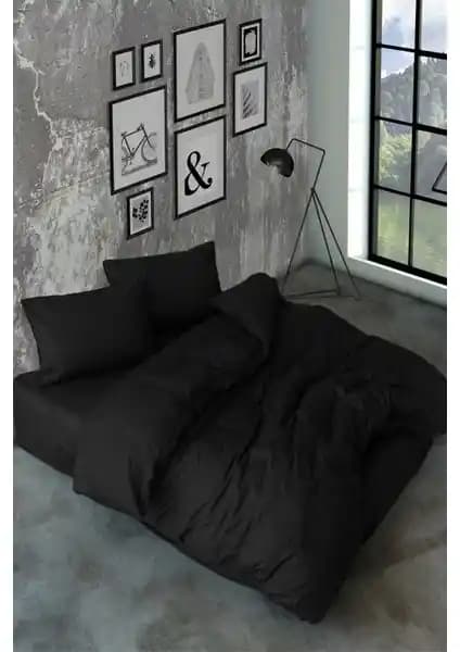 Snr Home Collection Akfil Pamuklu Siyah Çift Kişilik Nevresim Takımı Özellikleri ve İncelemesi
