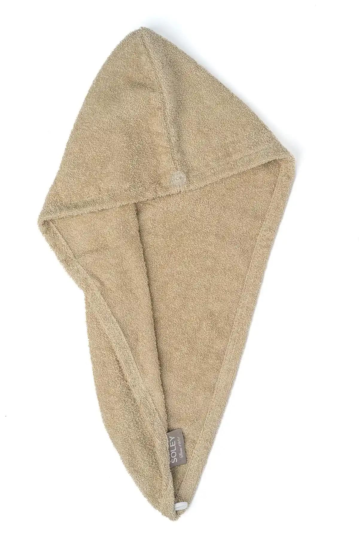 Soley Talya Extra Yumuşak Pamuk Saç Havlusu - Konforlu ve Dayanıklı Tasarım