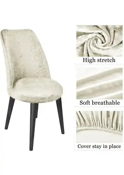 Tuchmall İpek Kadife Sandalye Kılıfı: Şıklık ve Fonksiyonellik İçin Esnek ve Dayanıklı Tasarım