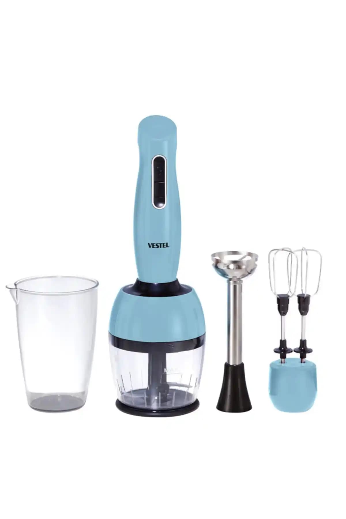 VESTEL Tarçın 7500 El Blender Seti Düş Mavisi - Güçlü ve Ergonomik Mutfak Yardımcısı