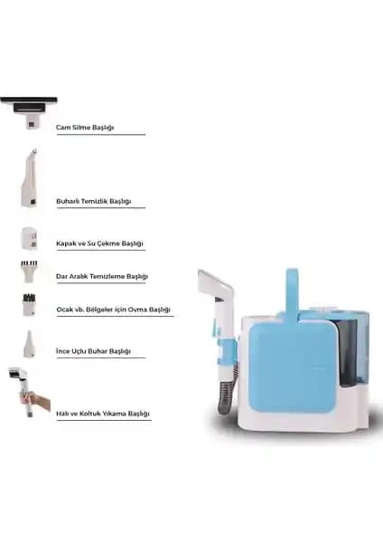 Yasomi C11 Pro 2in1: 1800W Motor ve 16Kpa Emiş Gücü ile Profesyonel Halı ve Koltuk Temizliği