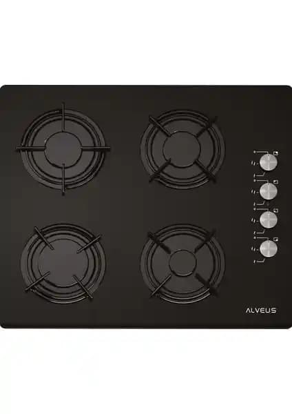 Alveus Gls 640 Siyah Ankastre Cam Ocak: Modern ve Güvenli Mutfak Tasarımı İçin Ideal Seçenek