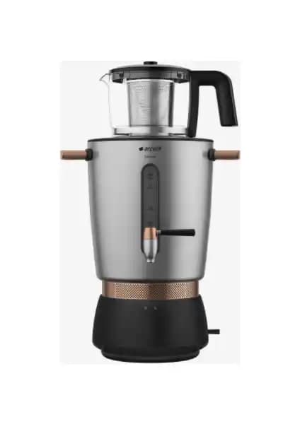 Arçelik SE 9036 I 2000 W Cam Demlikli Elektrikli Semaver ile Pratik ve Estetik Çay Keyfi