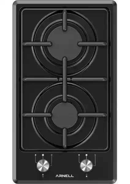 Arnell Syhlpg 2li Tüplü Gaz Emniyetli Siyah Emaye Ankastre Ocak Özellikleri ve Güvenlik Avantajları