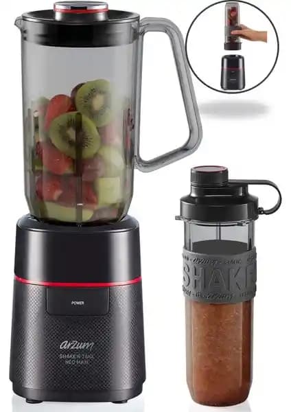 Arzum AR1174 Shake'n Take Neo Maxi Kişisel Smoothie Blender Siyah 500 W Güç ve Pratiklik