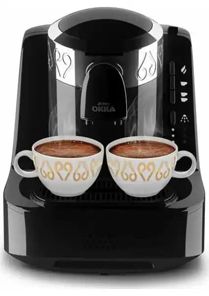 Arzum OK002 Okka Türk Kahve Makinesi Krom Siyah Modern Tasarım ve Üstün Performans