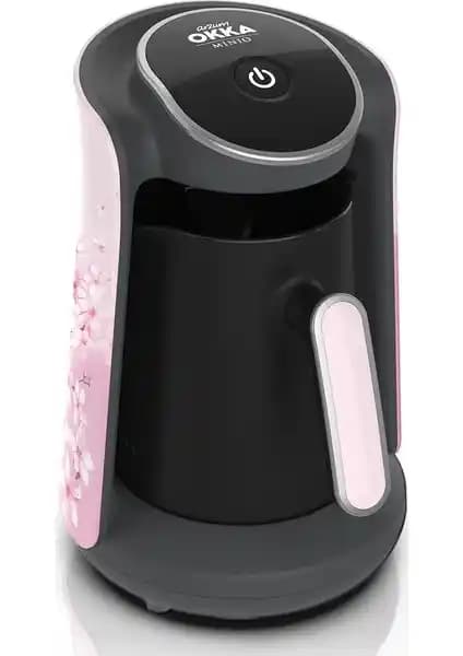 Arzum OK004-DS Okka Minio Türk Kahvesi Makinesi Kiraz Çiçeği ile Şık ve Fonksiyonel Tasarım