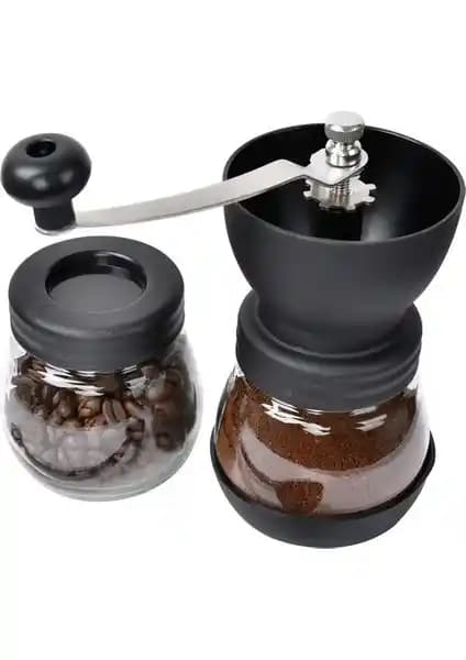 Coffee Factory Seramik Cam Kahve Öğütücü: Dayanıklı ve Ayarlanabilir Kahve Öğütme Cihazı