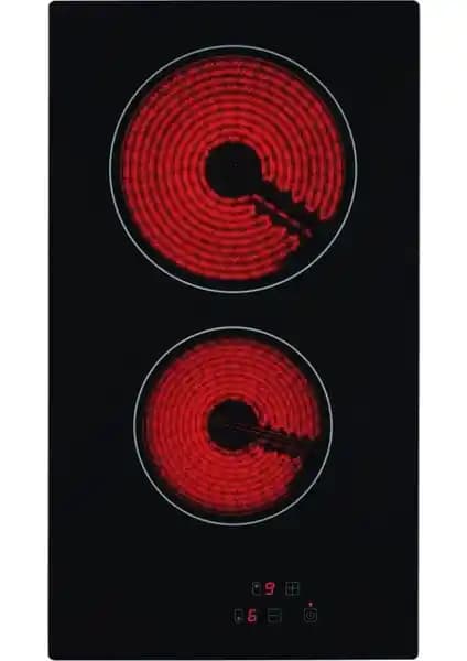 Eminçelik Vc 320 İki Gözlü Elektrikli Seramik Ocak Modern Mutfaklar İçin Uygun