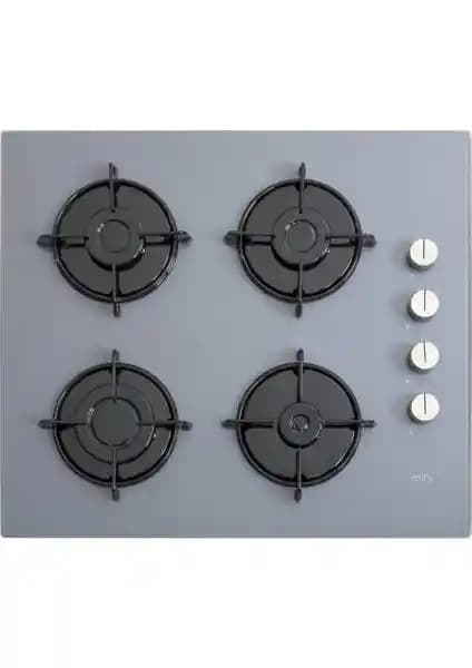 Esty ACO5335S01 Gri Cam Ankastre Gazlı Ocak Modern ve Güvenilir Mutfak Çözümü
