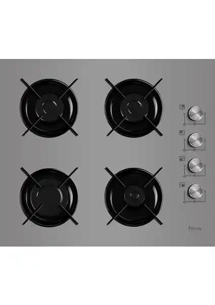 Ferre 2240 CE Gri Emaye Setüstü Cam Ocak Modern ve Güvenli Mutfak Kullanımı İçin