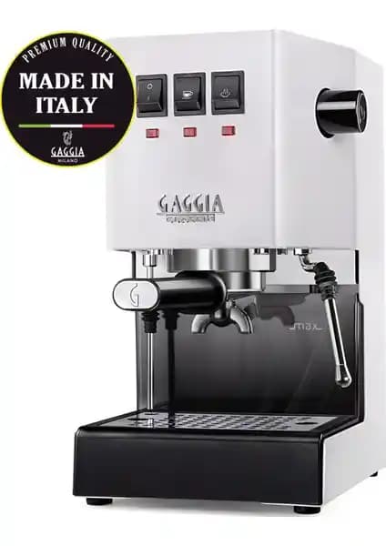 Gaggia New Classic E24 Beyaz Espresso Makinesi: Profesyonel Kalitede Ev ve İşletme Kullanımı