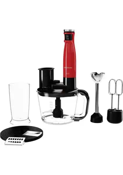Grundig RHB 4050 K Kırmızı Renkli Güçlü Blender Seti - Çok Fonksiyonlu Mutfak Aleti