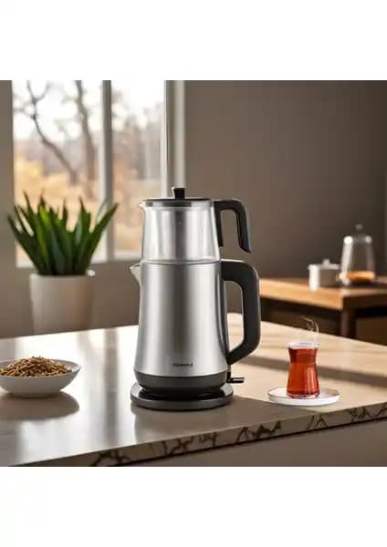 Homend Royaltea Elegant 1777H Inox Çay Makinesi: Modern Tasarım ve Güçlü Performans Özellikleri