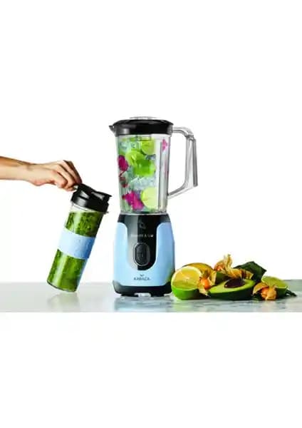 Karaca Blendfit Vintage Blue Smoothie Go Seti: Şık ve Fonksiyonel Mutfak Aleti