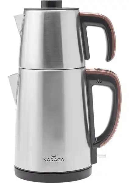 Karaca Dem Keyfi Rosegold Çay Makinesi Modern ve Şık Tasarımıyla Günlük Kullanım İçin Uygun