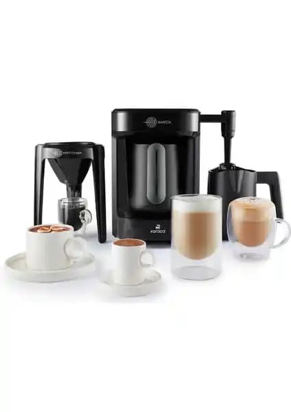 Karaca Hatır Barista Kahve Makinesi Antrasit ile Evde Profesyonel Kahve Deneyimi