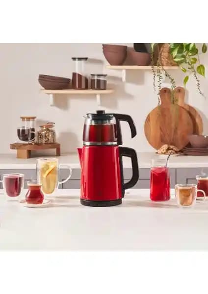 Karaca Kırmızı Inox Çelik Çay Makinesi ve Su Isıtıcı Özellikleri ve Kullanım İpuçları