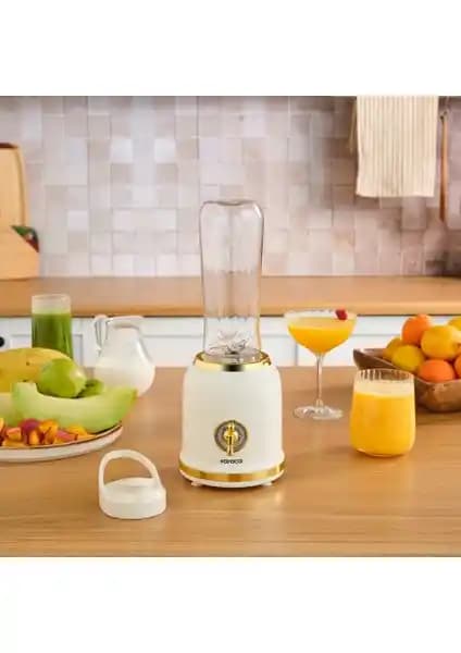 Karaca Retro Personal Kişisel Smoothie Blender Sağlıklı ve Şık Tasarımıyla Günlük Kullanım İçin Uygun