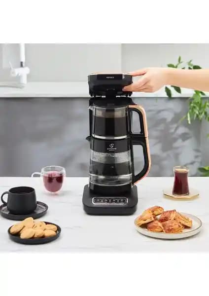 Karaca Robotea Pro 4 in 1 Konuşan Cam Çay Makinesi ile Pratik ve Modern Çay Keyfi