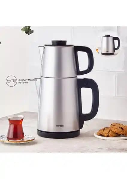 Karaca Tea Break Silver Inox Çelik Su Isıtıcı ve Çay Makinesi İncelemesi