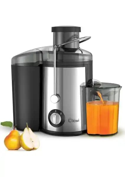 Kiwi KJ 1902 600 Watt 2 Kademeli Katı Meyve Sıkacağı ile Taze Meyve Suyu Hazırlayın