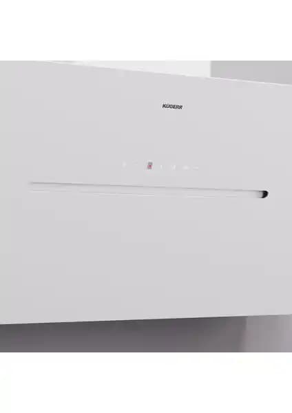 Küggerr D8 90 cm Beyaz Sessiz Davlumbaz: Güçlü Performans ve Şık Tasarım