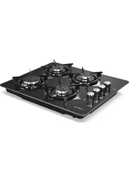 Kumtel Ko 40 TSHDF Siyah Setüstü Ankastre Cam Ocak Modern ve Güvenli Mutfak Tasarımı