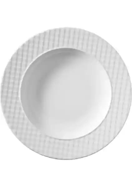 Kütahya Porselen Ekose Serisi 6 Adet Yemek Tabağı seti şıklık ve dayanıklılık sunar