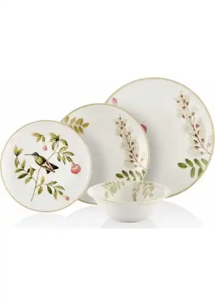 Mia Viona Porselen Yemek Seti 24 Parça Şık ve Dayanıklı Mutfak Takımı